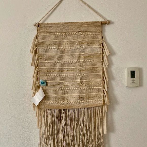 Karma living wall boho chic Macrame Bubble Fabric Art wall hanging 15/32” - Picture 6 of 11